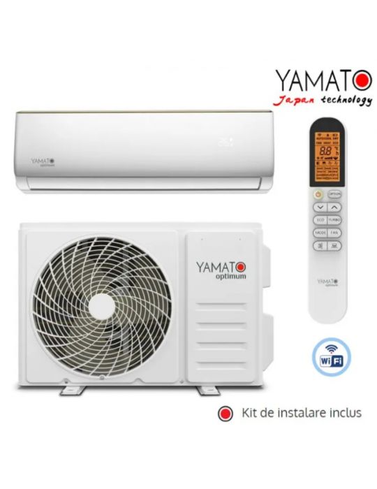 Aparat de aer conditionat Yamato Optimum YW12T2, 12000BTU, Wi-Fi, include kit instalare 3m Yamato - 1