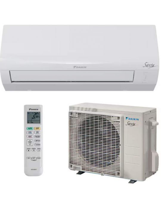 Aer conditionat Daikin Siesta 2023 ATXF35E-ARXF35E, 12000BTU, A++/A+, functie incalzire,inverter,Wi-Fi,alb,fara kit instalare  -