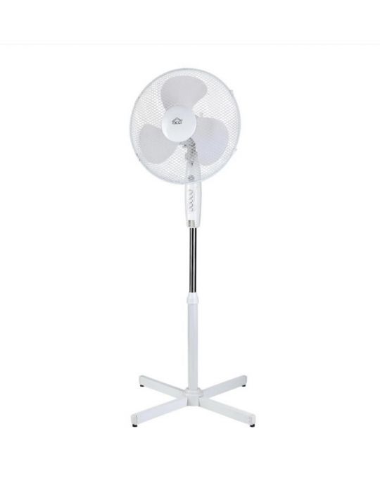 Ventilator cu picior DCG, 40cm, 40W, 3 trepte viteza, alb Dsc - 1